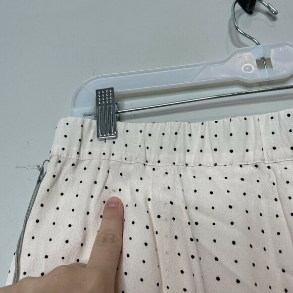 NWT Tart Collections Evan Polka Dot Cropped Pants Size Large Nude Black - Picture 10 of 12